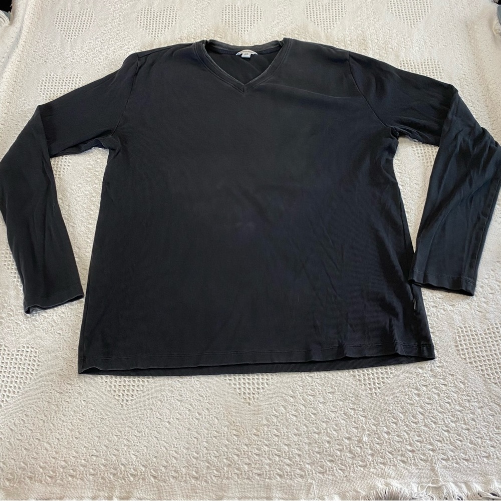 Calvin Klein 100% Cotton Ribbed Long Sleeve (L)